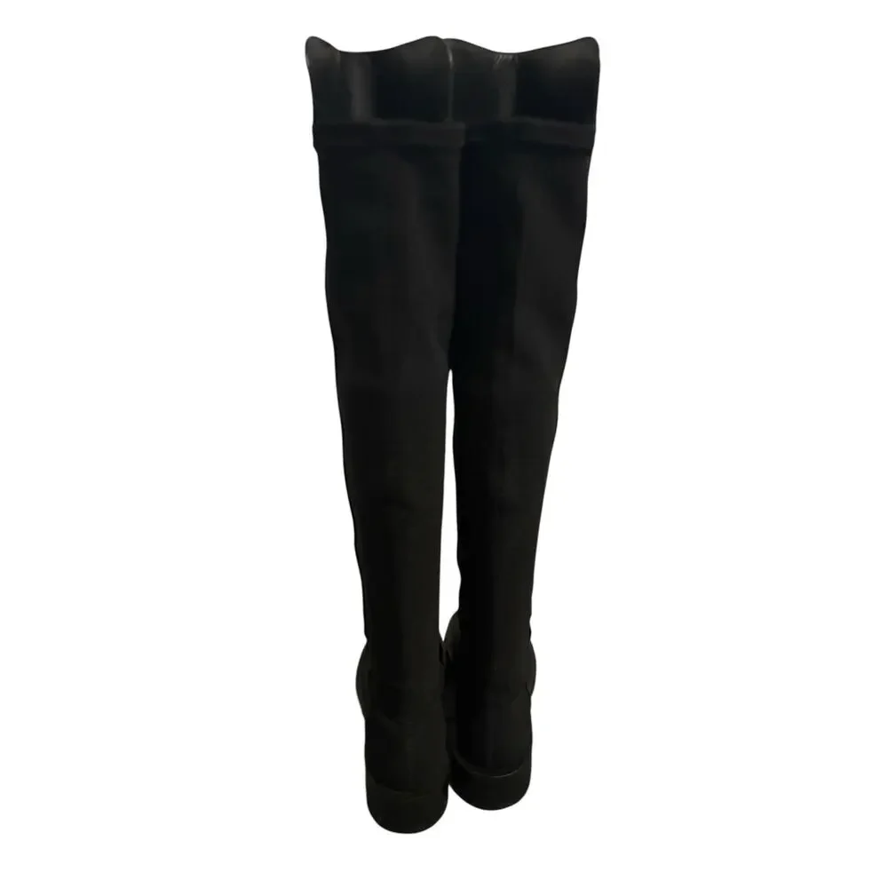 Stuart Weitzman 5050 Over The Knee Boot Leather Suede Grunge Classy Edgy Chic 6B